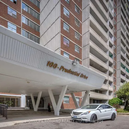 Rent this 1 bed apartment on 100 Prudential Drive in Toronto, ON M1P 2S1
