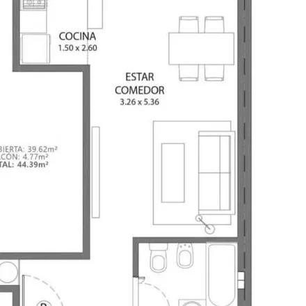 Buy this 1 bed apartment on Tres Arroyos 2902 in Villa Santa Rita, C1416 DKM Buenos Aires
