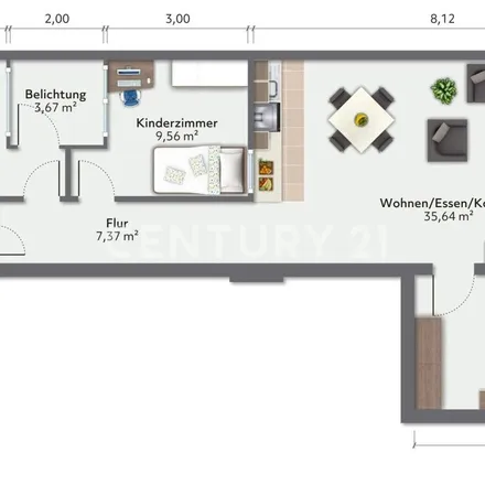 Rent this 4 bed apartment on Graebnerstraße 9 in 44329 Dortmund, Germany