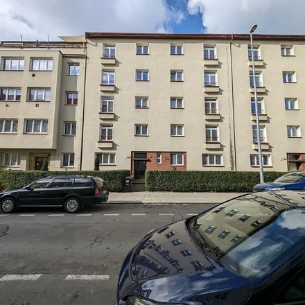 Rent this 1 bed apartment on Karpatská 856/7 in 100 00 Prague, Czechia