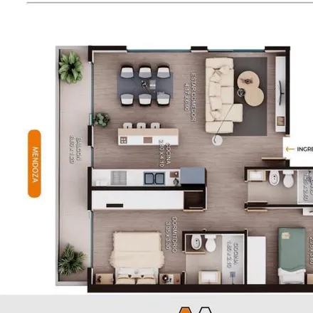 Buy this 2 bed apartment on Mendoza 853 in Martin, Rosario