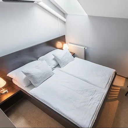 Rent this 1 bed apartment on Pomník padlým policistům a hasičům in Horská, 128 00 Prague