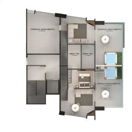 Buy this 1 bed apartment on Rua Professor Fábio de Souza 2437 in Portão, Curitiba - PR