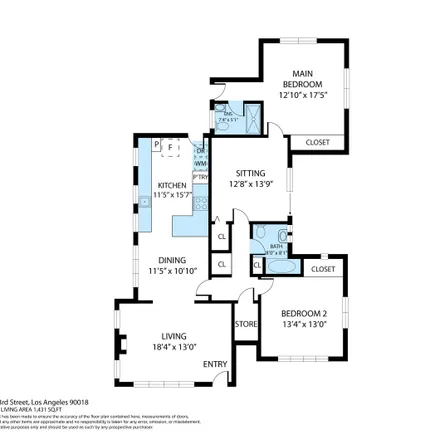 Image 5 - 2718 West 43rd Place, Los Angeles, CA 90008, USA - Duplex for rent