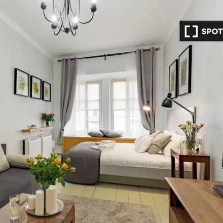 Rent this 1 bed apartment on Klasztor Kanoników Regularnych Laterańskich in Bożego Ciała 26, 31-059 Krakow