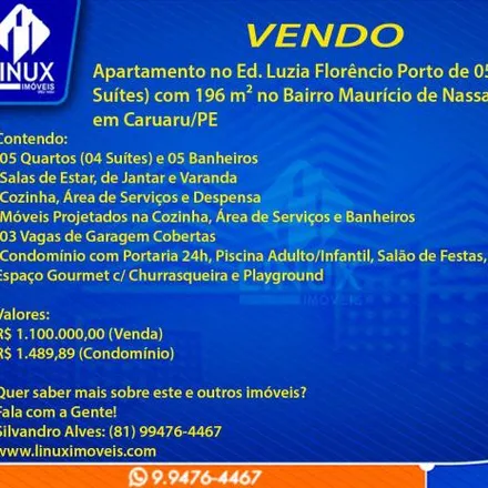 Image 1 - Rua Gonçalves Ledo, Mauricio de Nassau, Caruaru - PE, 55012-740, Brazil - Apartment for sale