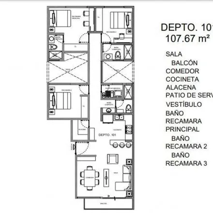 Buy this 3 bed apartment on Gabriel Mancera 1522 in Benito Juárez, 03104 Mexico City
