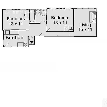 Image 7 - 3511 N Racine Ave, Unit 1E - Apartment for rent