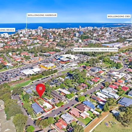 Rent this 2 bed apartment on Hindmarsh Avenue in North Wollongong NSW 2500, Australia
