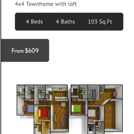 Rent this 1 bed apartment on Hyatt Place Lubbock in 2309 Mac Davis Lane, Lubbock