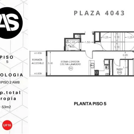 Buy this 1 bed apartment on Plaza 4043 in Saavedra, C1430 CHM Buenos Aires
