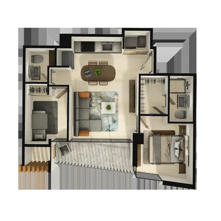 Buy this studio apartment on Avenida del Valle in 20329 Aguascalientes, AGU