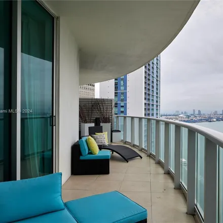 Rent this 2 bed condo on 300 South Biscayne Boulevard
