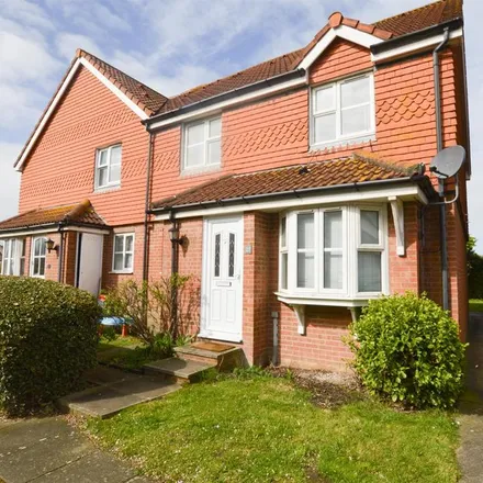 Rent this 2 bed townhouse on Falmouth Close in Eastbourne, BN23 5RN