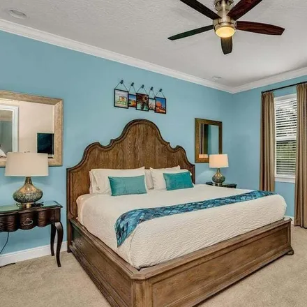 Rent this 6 bed house on Estefan Kitchen Orlando in Sunset Walk at Margaritaville Resort Orlando, 3269 Margaritaville Boulevard