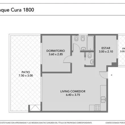 Buy this 2 bed apartment on Cura Renque 1865 in Monte Castro, C1407 GPB Buenos Aires