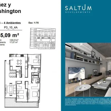 Buy this 3 bed apartment on Washington 3500 in Coghlan, C1430 AIF Buenos Aires