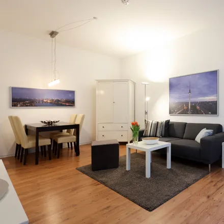 Rent this 1 bed apartment on Jablonskistraße 15a in 10405 Berlin, Germany