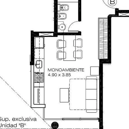 Buy this studio apartment on Cristóbal Colón 1893 in República de la Sexta, Rosario