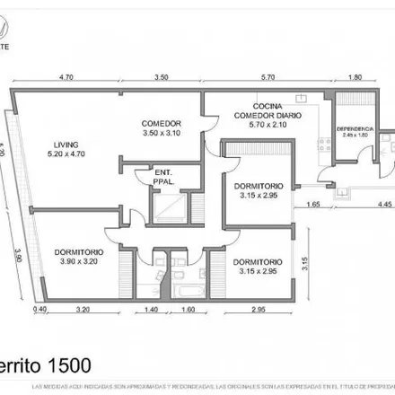 Buy this 3 bed apartment on Cerrito 1518 in Retiro, 6660 Buenos Aires