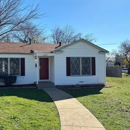 Rent this 2 bed house on 7345 Llano Avenue in Fort Worth, TX 76116