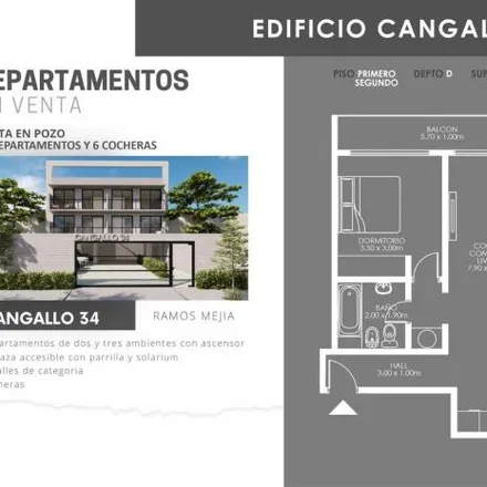 Buy this 1 bed apartment on Cangallo 34 in Partido de La Matanza, 1704 Ramos Mejía