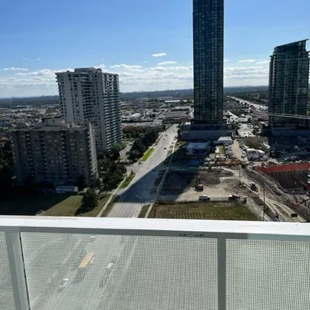 Rent this 1 bed apartment on M 2 condos in Webb Drive, Mississauga