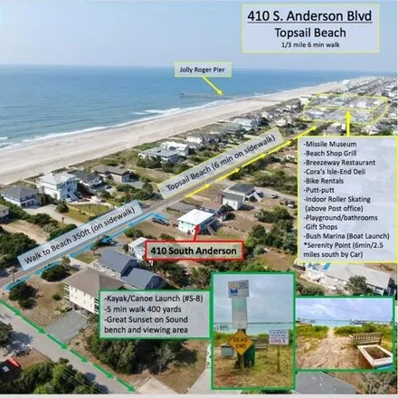 Image 4 - 460 South Anderson Boulevard, Topsail Beach, Pender County, NC 28445, USA - House for sale