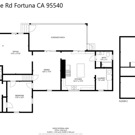 Image 6 - 2203 Rohnerville Road, Fortuna, CA 95540, USA - House for sale