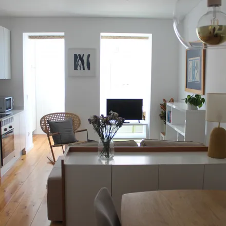 Rent this 1 bed apartment on Rua Guilherme Anjos in 1350-097 Lisbon, Portugal