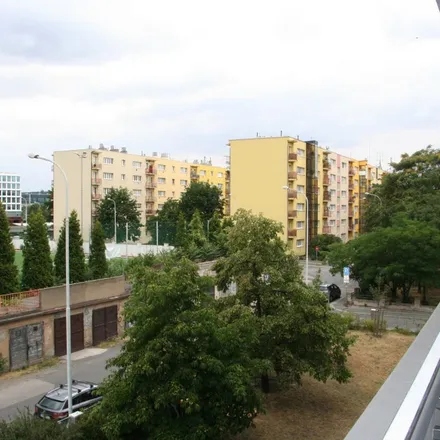 Rent this 1 bed apartment on Osadní 46/41 in 170 00 Prague, Czechia