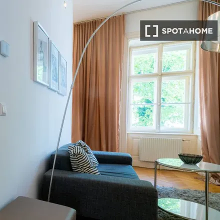 Rent this studio apartment on Sebastian-Kneipp-Brunnen in Am Heumarkt, 1030 Vienna