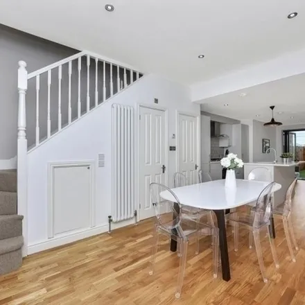 Rent this 4 bed duplex on Wycliffe Road in London, SW19 1ES