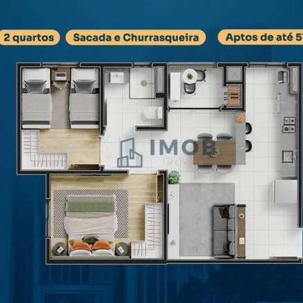 Buy this 2 bed apartment on Clube Atlético Baependi in Rua Augusto Mielke 466, Vila Baependi