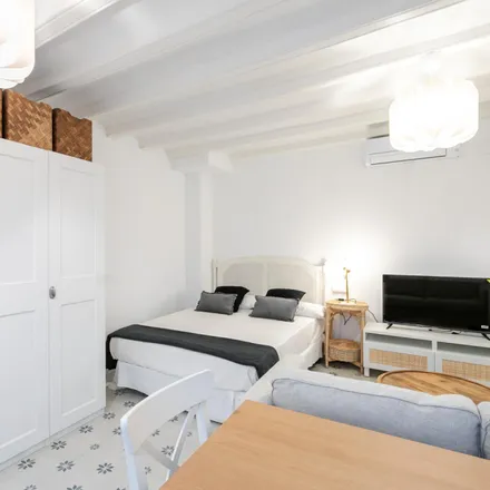 Rent this studio apartment on Carrer de la Sal in 08001 Barcelona, Spain