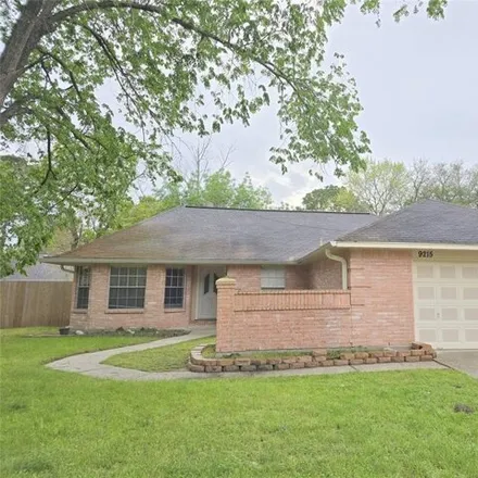 Rent this 4 bed house on 9296 Kirkleigh Street in Harris County, TX 77379