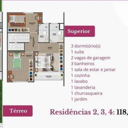 Buy this 3 bed house on Escola Municipal Clementina Cruz in Rua José Mariano dos Santos 581, Estância Pinhais