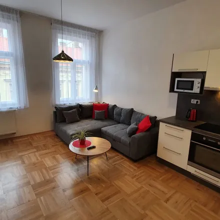 Rent this 2 bed apartment on Tyršova 1812/4 in 120 00 Prague, Czechia