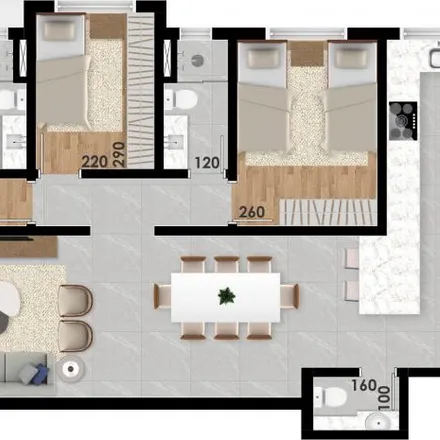 Buy this 3 bed apartment on Rua Professor Assis Gonçalves 520 in Água Verde, Curitiba - PR