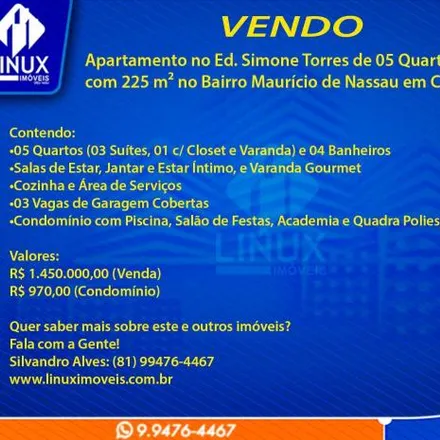 Image 1 - Rua José Mariano de Lima, Maurício de Nassau, Caruaru - PE, 55012-085, Brazil - Apartment for sale