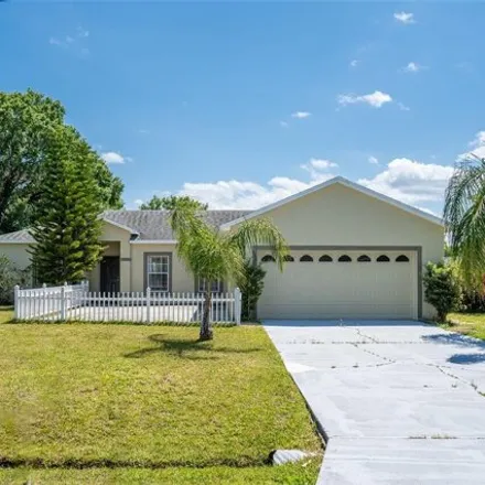 Rent this 3 bed house on 681 Dromedary Court in Polk County, FL 34759