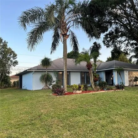 Buy this 3 bed house on 1929 Southwest Hickock Terrace in Port Saint Lucie, FL 34953