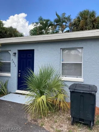 Rent this 2 bed duplex on Mount Sinai Primitive Baptist Church in Wright Street, Fort Myers