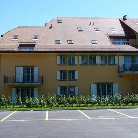 Rent this 1 bed apartment on Chemin des Caves 15a in 1040 Echallens, Switzerland