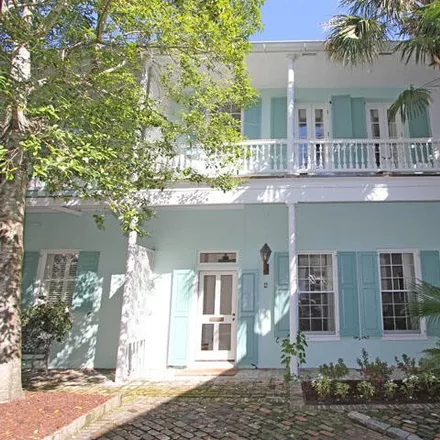 Rent this 1 bed condo on Rainbow Row (south end) in Tradd Street, Charleston