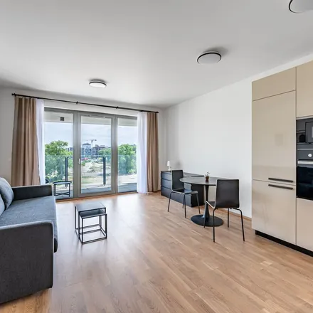 Rent this 1 bed apartment on Port Karolina in Za Karlínským přístavem, 186 00 Prague