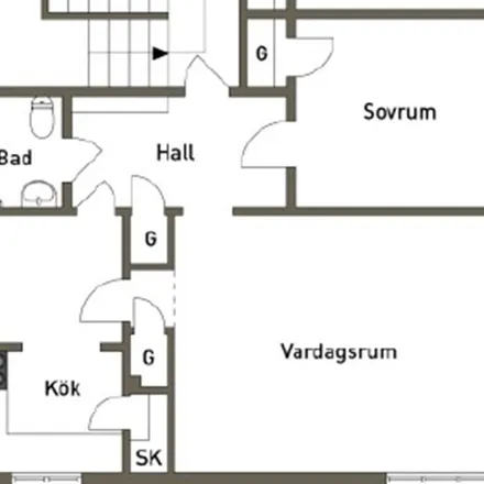 Rent this 2 bed apartment on Svensk fastighetsförmedling in Drottninggatan, 961 35 Boden