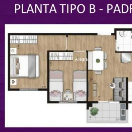 Buy this 2 bed apartment on Rua Luisiana in Taboão, São Bernardo do Campo - SP