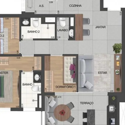 Buy this 3 bed apartment on Avenida Santo Amaro 3922 in Brooklin Novo, São Paulo - SP