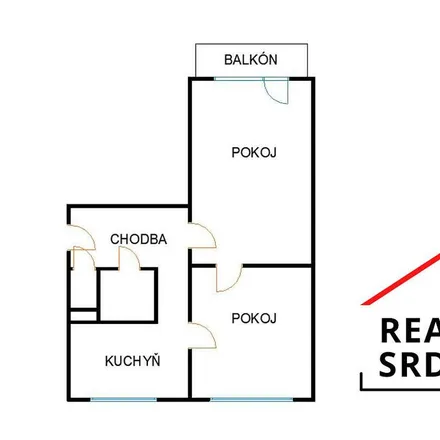 Rent this 1 bed apartment on Na Kopci 2108/48 in 734 01 Karviná, Czechia